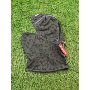 Supreme x Nike Camo Green Balaclava Hood Face Mask OS NWT Logo Streetwear Unisex
